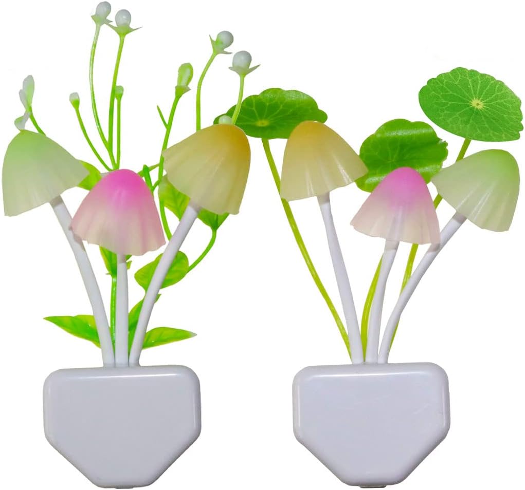 Mushroom LED Night Light For Home ( random color )