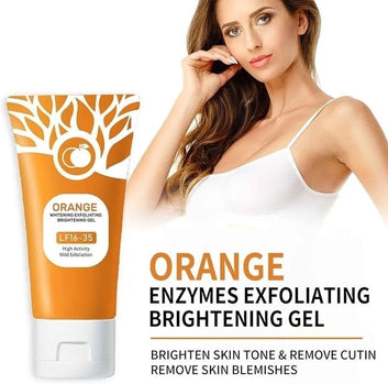 Orange Enzyme Exfoliating Gel | Brightening, Nourishing & Citrus Skincare For Radiant, Glowing, Healthy Skin