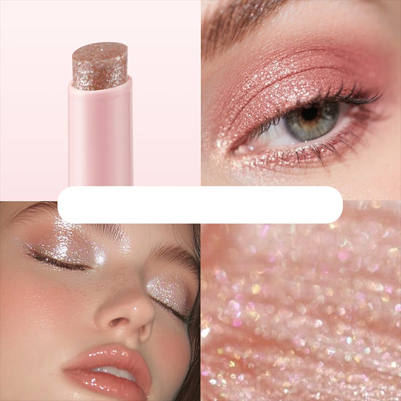 2 In 1 Jelly Shiny Shimmering Eyeshadow Stick | Long Lasting Glow Makeup Stick | Shades 1