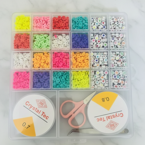 DIY Beads Box – Colorful Beads Set for Necklace & Jewelry Making