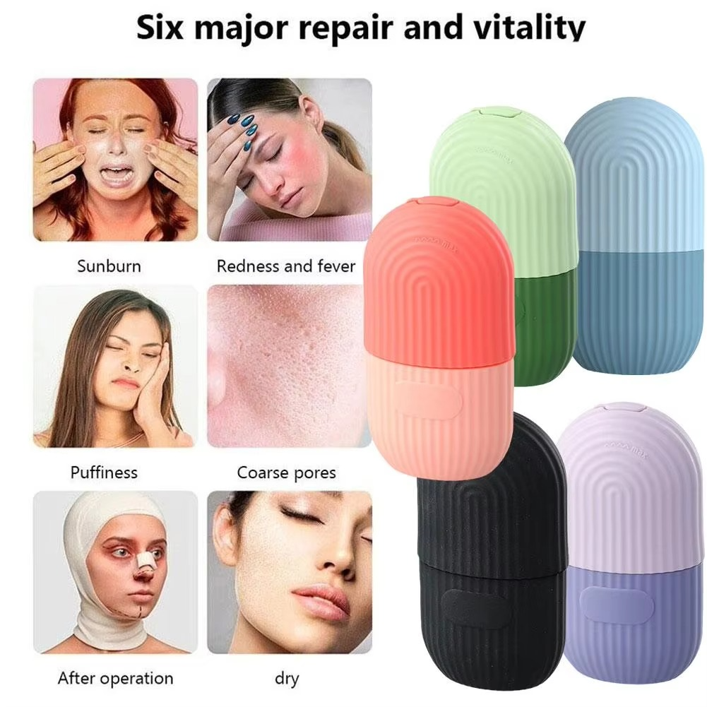 3-in-1 Facial Care Combo Pack – Marble Jade Roller, Ice Roller & Derma Roller Set