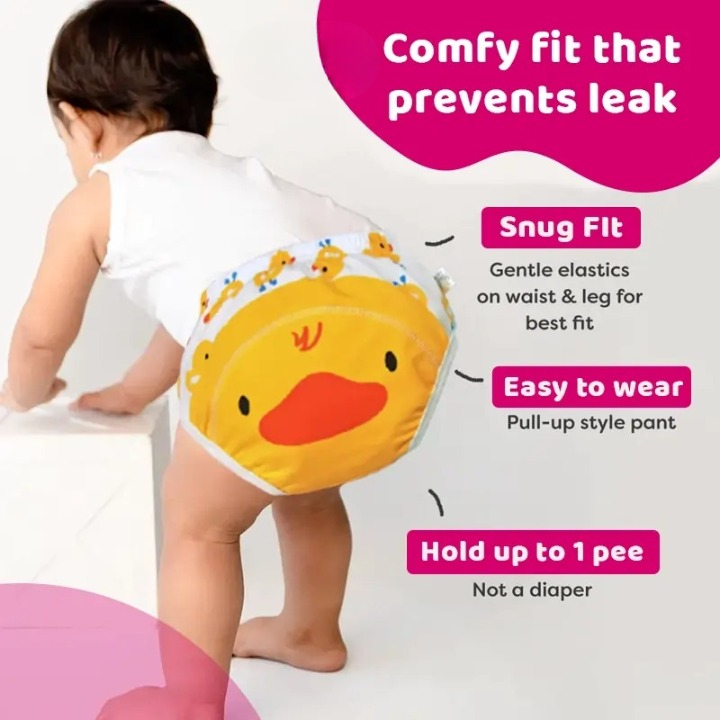 Kids Reusable Baby Training Pants Soft Comfortable Washable Eco Friendly For Daily Use | Large